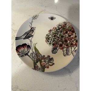 Edie Rose by Rachel Bilson HYDRANGEA COLLECTION Dinner Plate Floral Bird Bee
